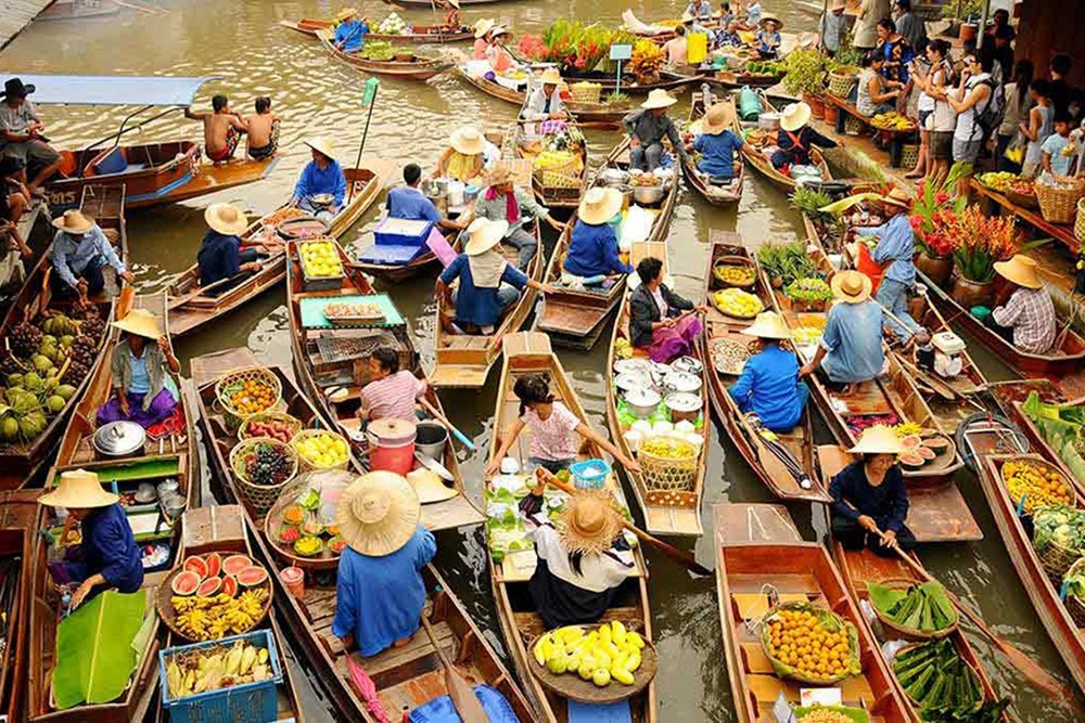 DU LỊCH THÁI LAN THẬT RẺ THẬT ĐƠN GIẢN TOUR THÁI LAN SUMMIT TRAVEL TỪ HÀ NỘI /SÀI GÒN - BANGKOK - PATTAYA - KHÁM PHÁ CHỢ NỔI BỐN MÙA 5 NGÀY 4 ĐÊM 